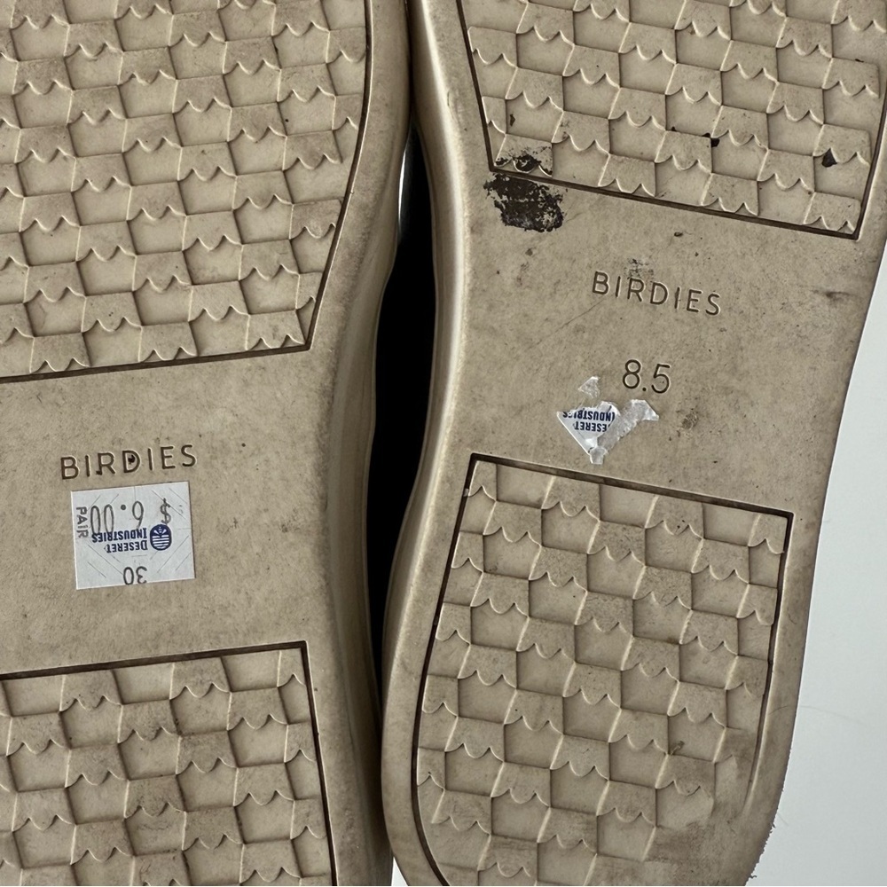 BIRDIES | THE SWIFT in Black Leather sz 8.5 - Picture 8 of 11